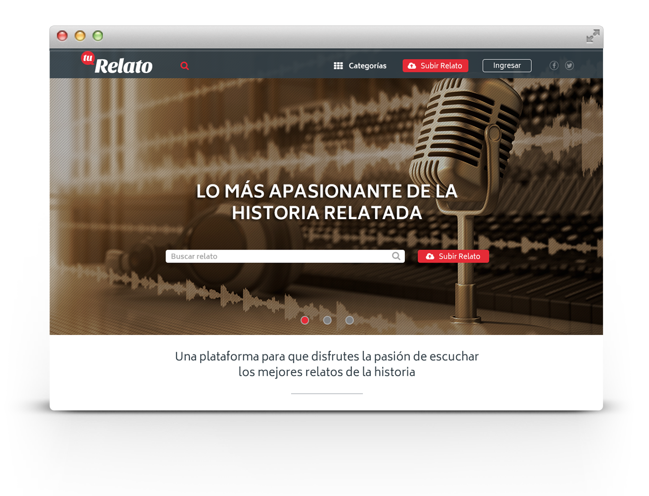 Tu Relato Diseño Web